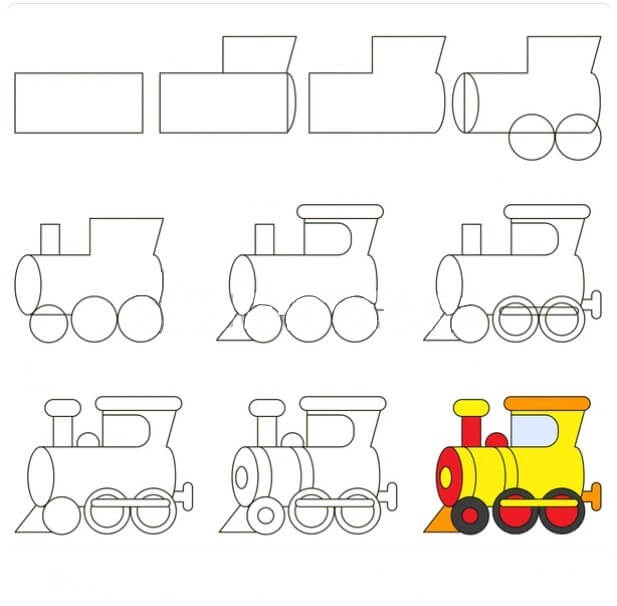 Desenhos de Trem legal