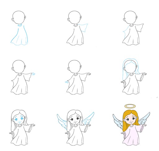 Desenhos de Um anjo