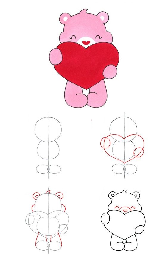 Desenhos de Ursinho de pelúcia livre