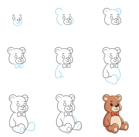 Desenhos de Ursinho de pelúcia