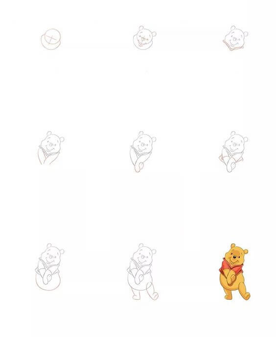 Desenhos de Ursinho Pooh grátis