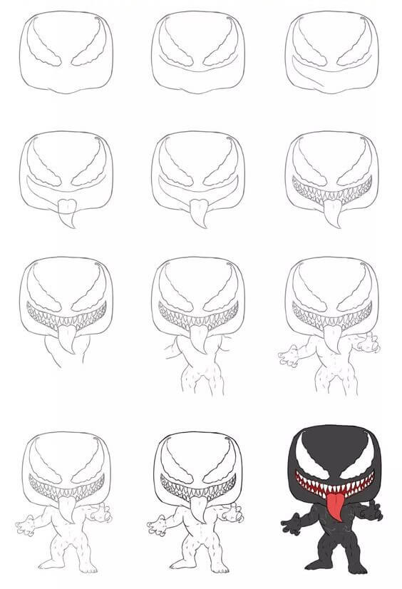 Desenhos de Venom grátis