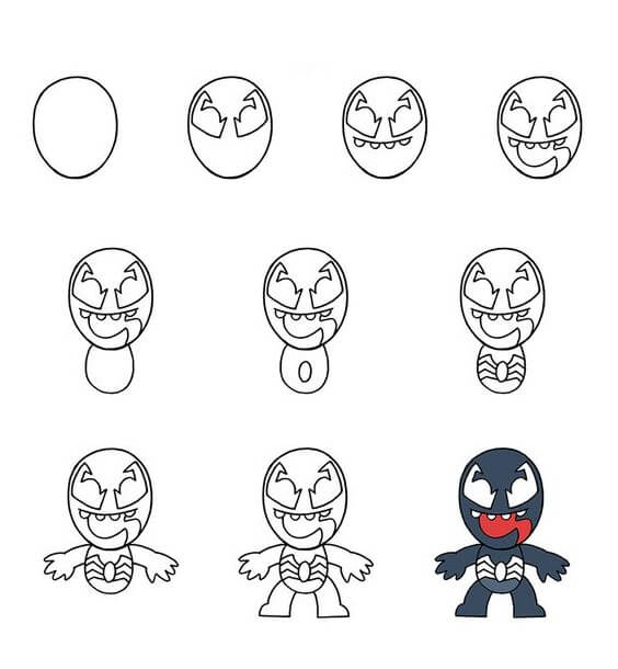 Desenhos de Venom para crianças