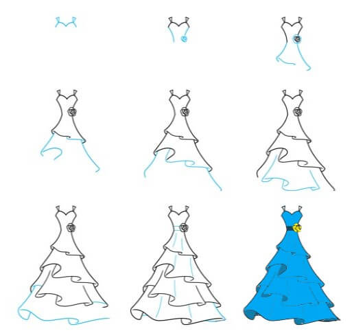 Desenhos de Vestido