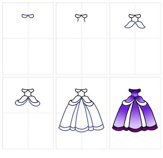 Desenhos de Vestido muito bonito