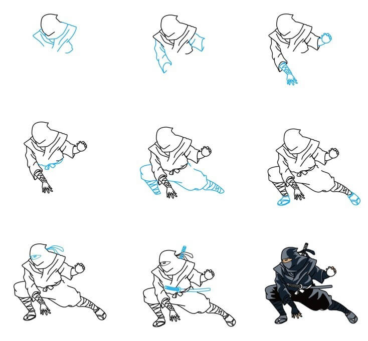Desenhos de Ninja