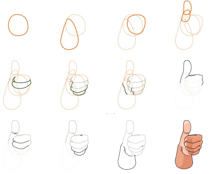 Desenhos de Big Thumbs up