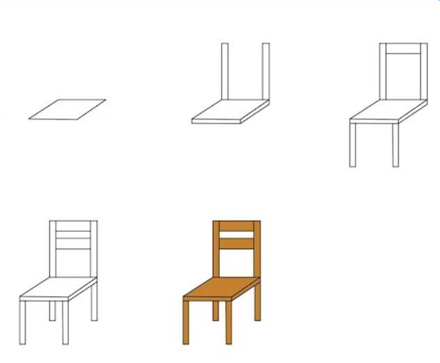 Desenhos de Cadeira Fácil