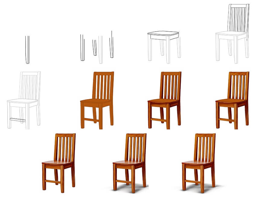 Desenhos de Cadeira para imprimir