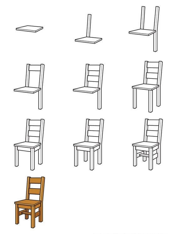 Desenhos de Cadeira pequena