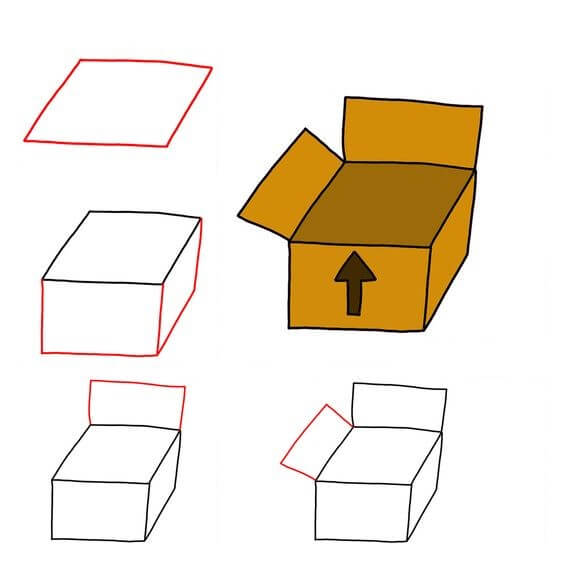 Desenhos de Caixa básica