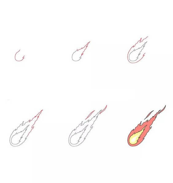 Desenhos de Cascata de fogo