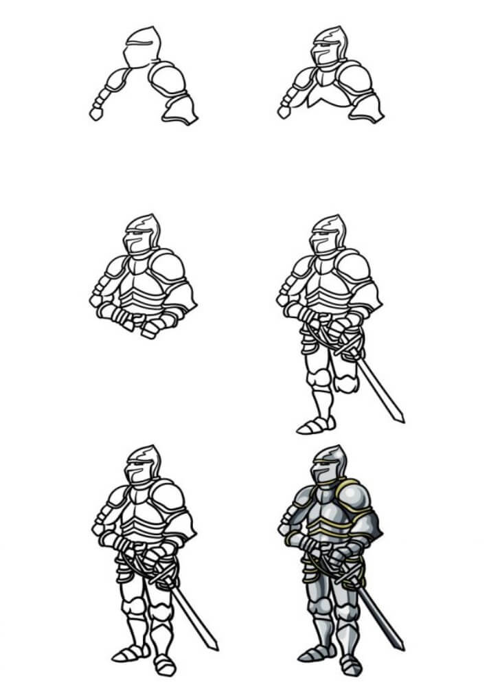 Desenhos de Cavaleiro Legal