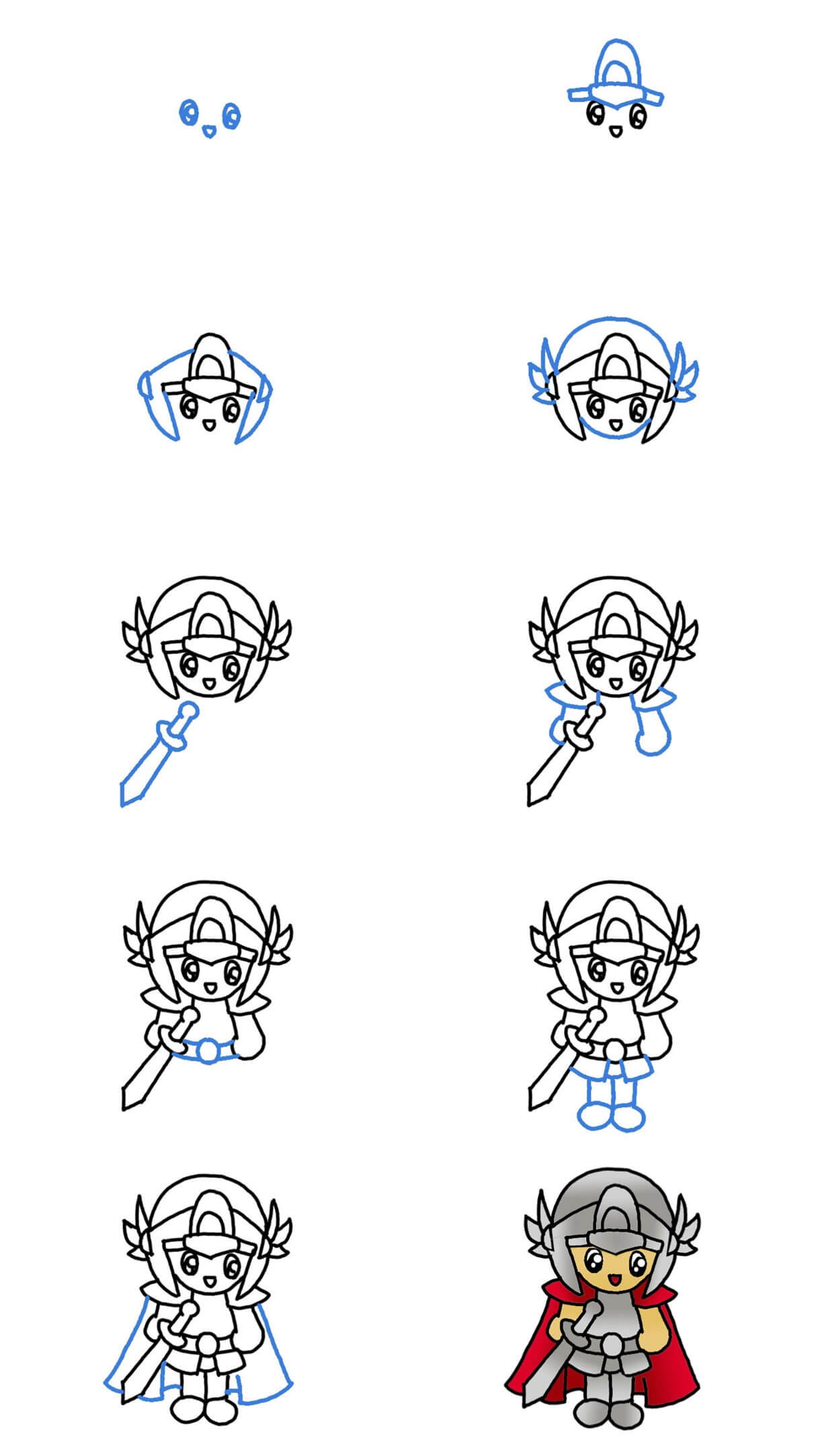 Desenhos de Cavaleiro para crianças