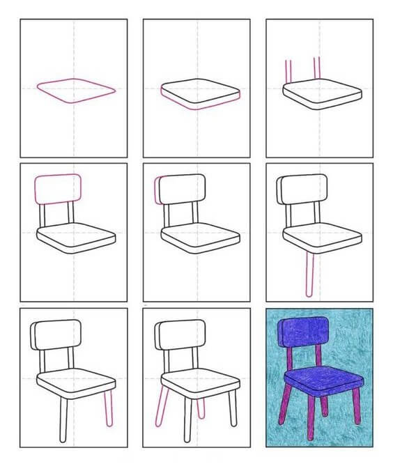 Desenhos de Chair normal