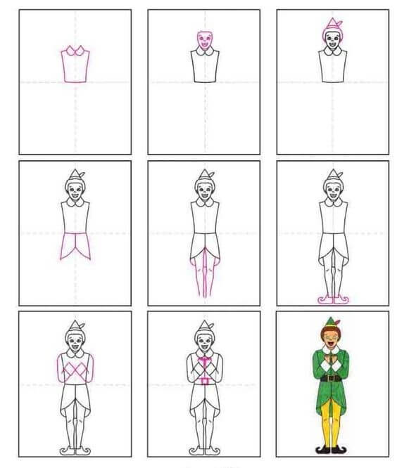 Desenhos de Elfo Alto