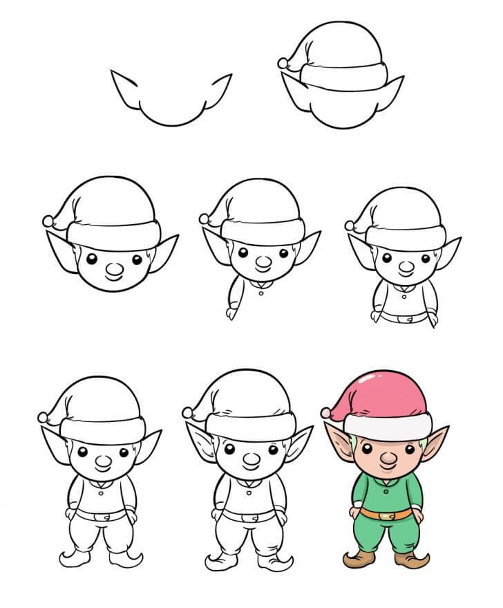 Desenhos de Elfo básico