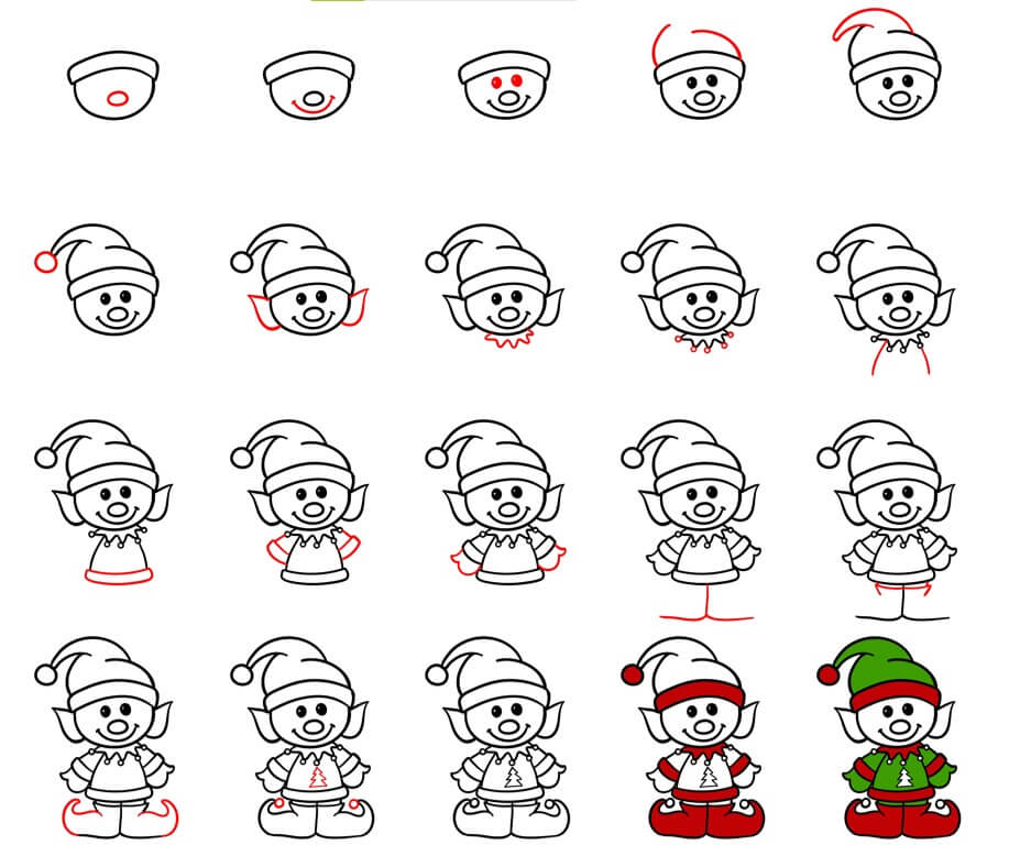 Desenhos de Elfo da Terra dos Sonhos