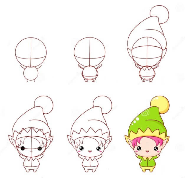 Desenhos de Elfo tão fofo