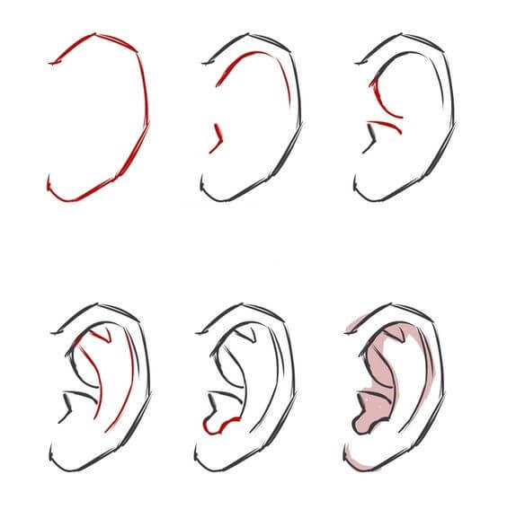 Desenhos de Orelha