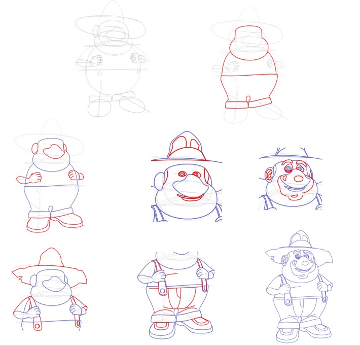 Desenhos de Fazendeiro Gordo