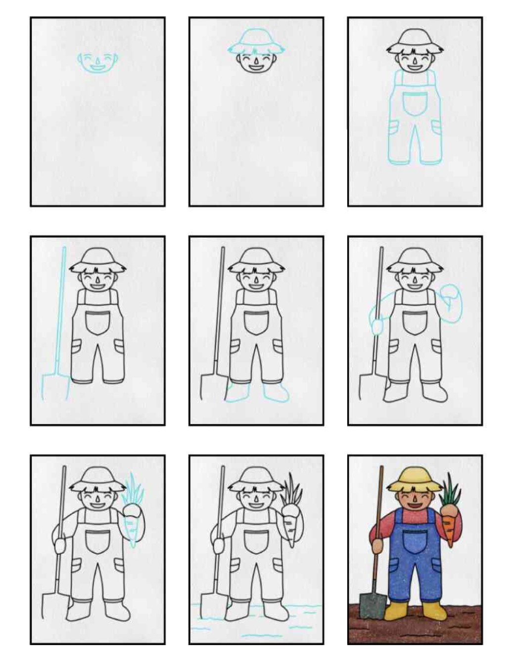 Desenhos de Fazendeiro livre