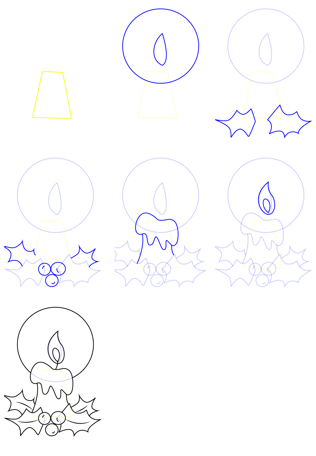 Desenhos de Feriado das Vela