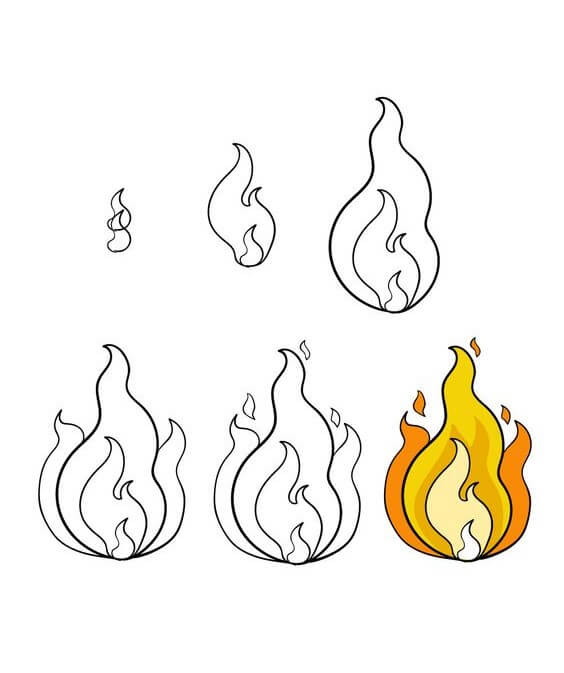 Desenhos de Fogo Ardente Grátis