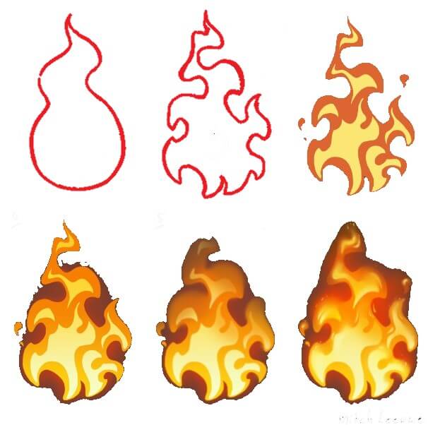 Desenhos de Fogo Ousado