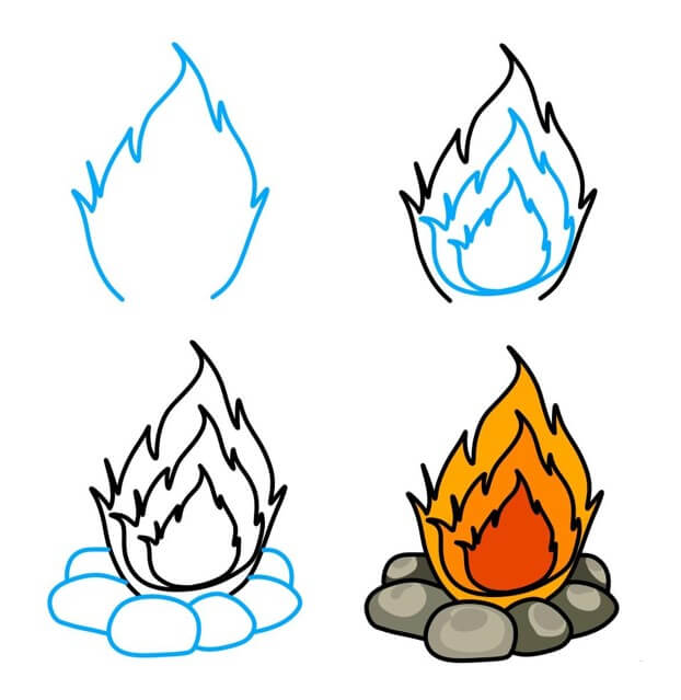 Desenhos de Fogo Selvagem