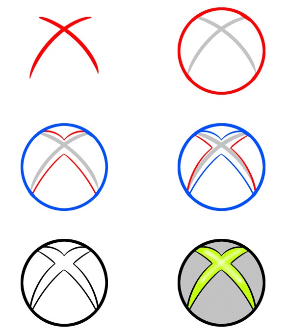 Desenhos de Ícone do Xbox