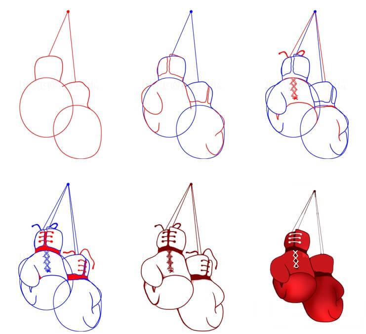 Desenhos de Ideia de luvas de boxe (11)