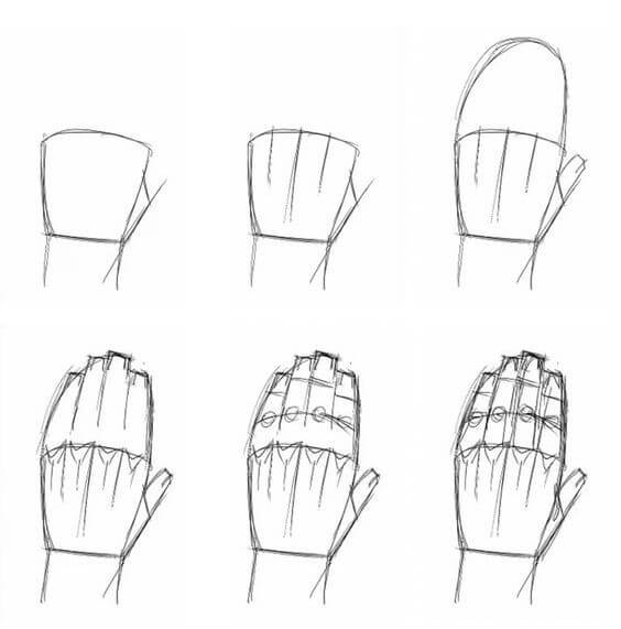 Desenhos de Imagem artística de mão