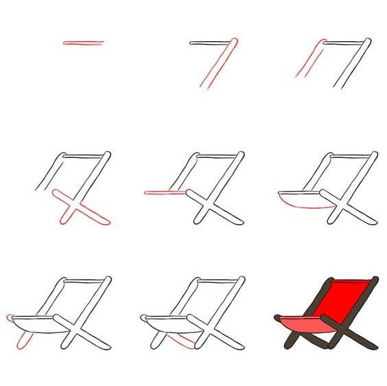 Desenhos de Imagem básica de cadeira