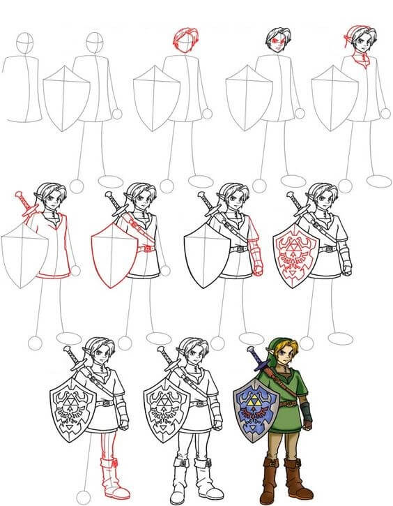 Desenhos de Imagem de cavaleiro