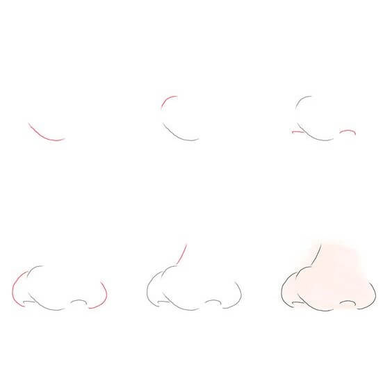 Desenhos de Imagem de nariz grande