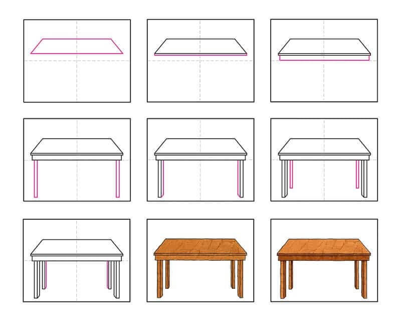Desenhos de Imagem gratuita da mesa