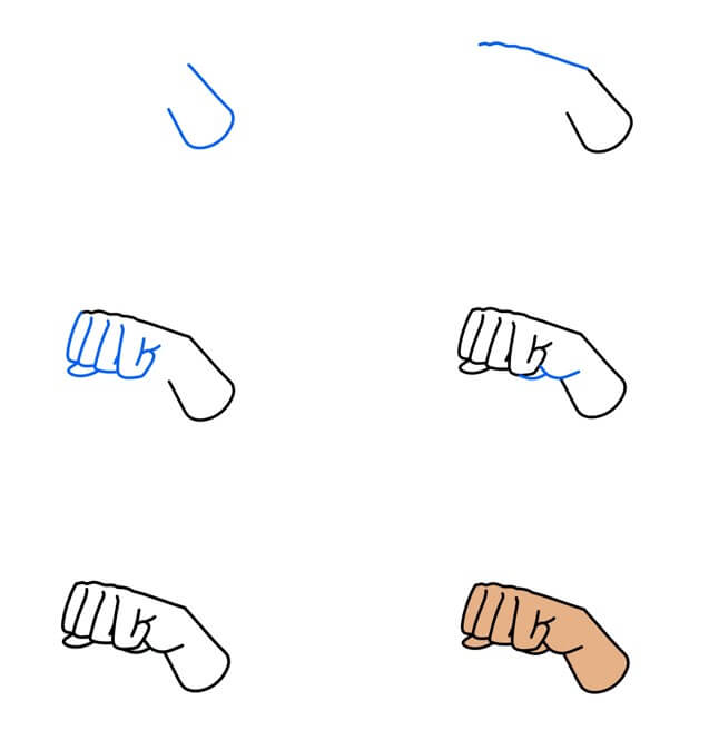 Desenhos de Imagem gratuita punho