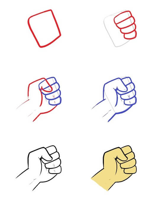 Desenhos de Imagem simples punho