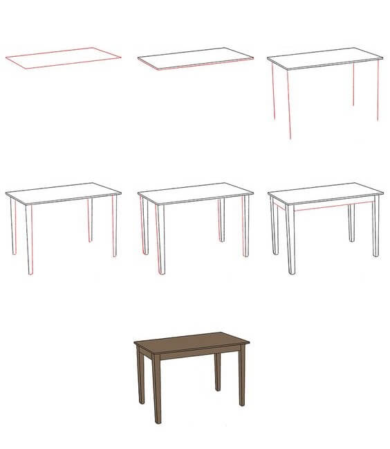 Desenhos de Impressão da Mesa