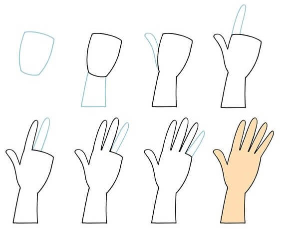 Desenhos de Levante a mão