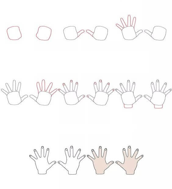Desenhos de Mão imprimível