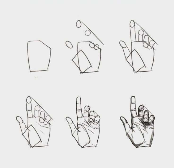 Desenhos de Mão para a arte