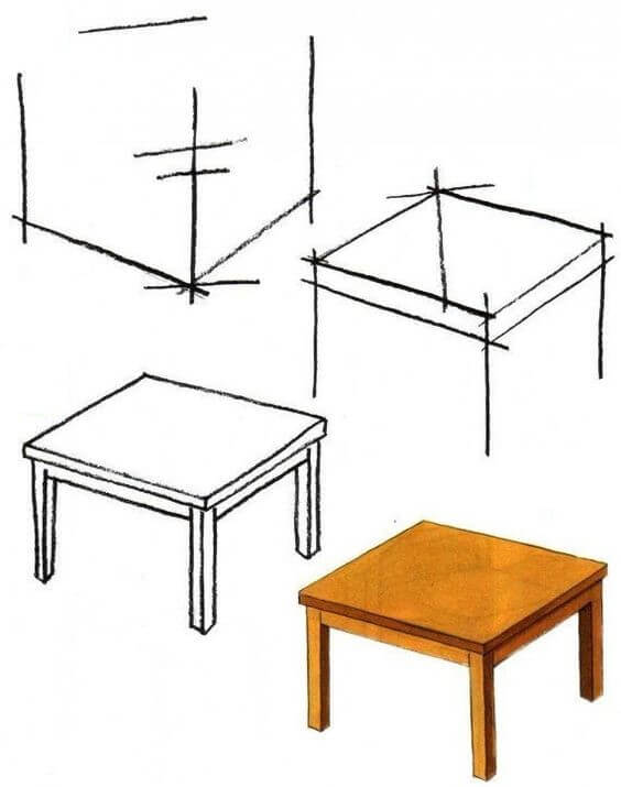 Desenhos de Mesa de imagem básica