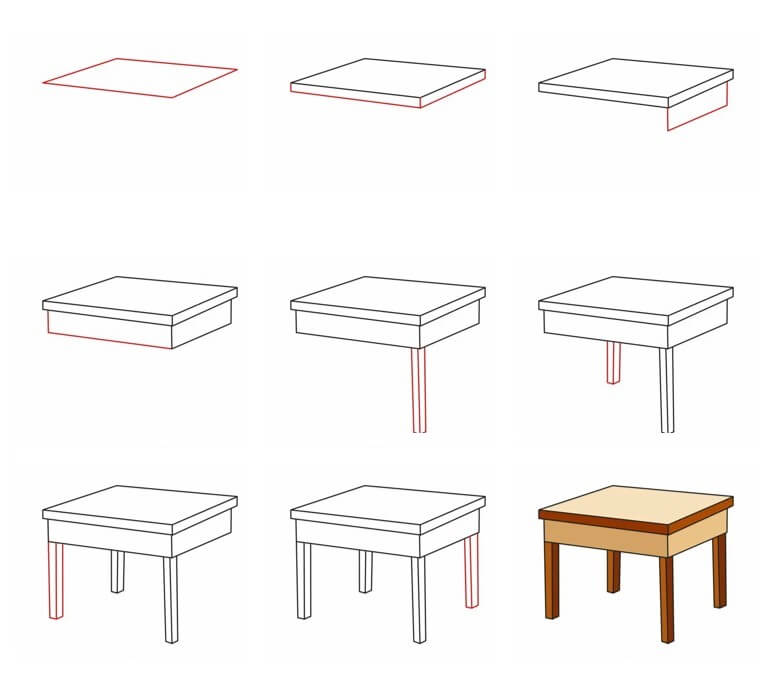Desenhos de Mesa