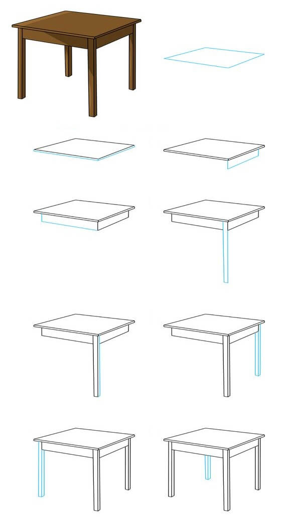 Desenhos de Mesa imprimível