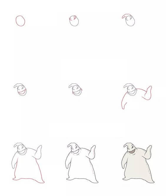 Desenhos de Oogie Boogie básico
