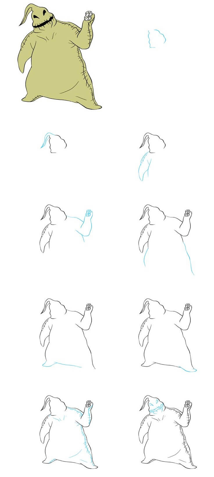 Desenhos de Oogie Boogie grátis