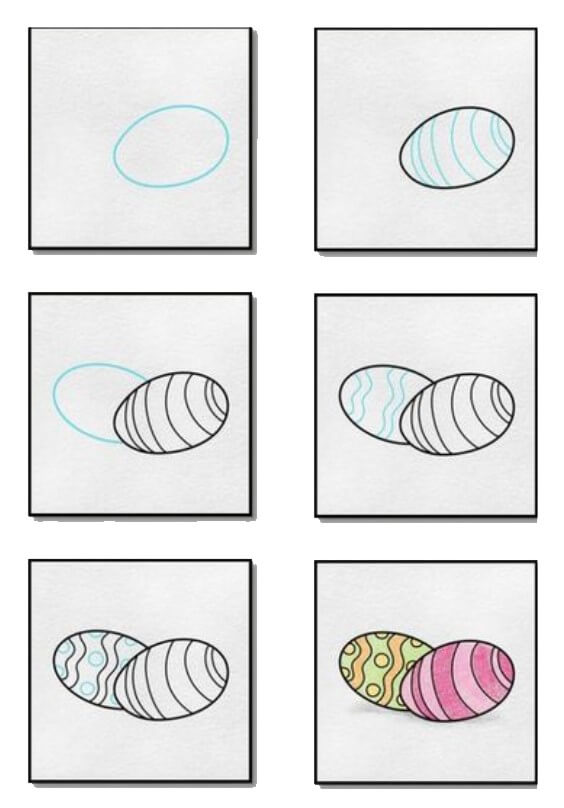 Desenhos de Ovos de Páscoa grátis