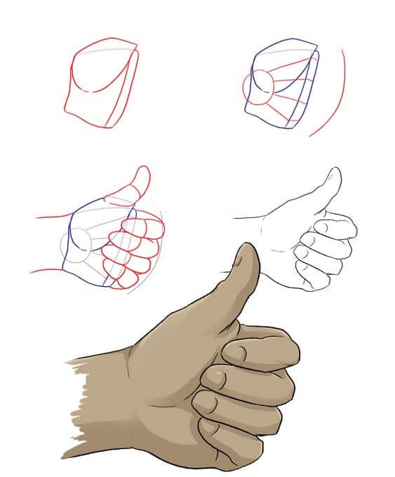 Desenhos de Polegar para Cima para Imprimir